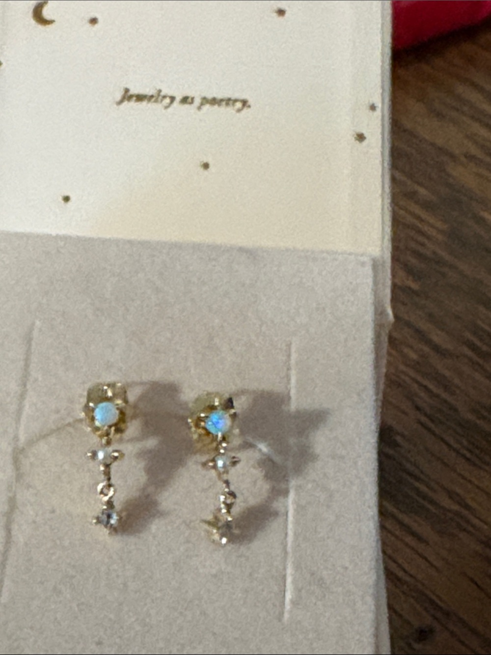 CATBIRD Petite Opal Spring Fairy Earrings - Picture 10 of 16